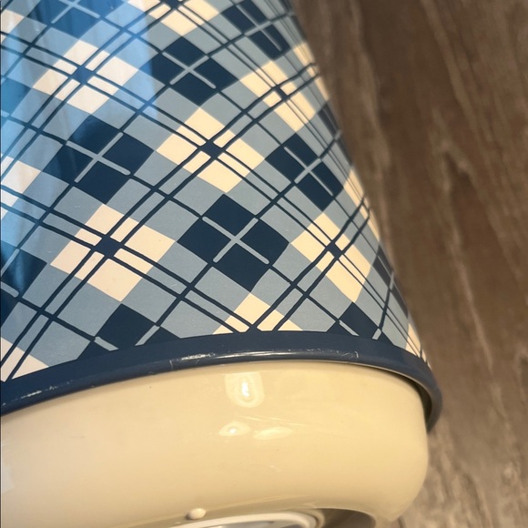 Corning Thermique vintage Blue and White Plaid Insulated Pitcher - Picture 10 of 11